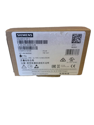 Siemens SINAMICS IOP-2 Intelligent Operator Panel - 6SL3255-0AA00-4JA2 - NEU & O0