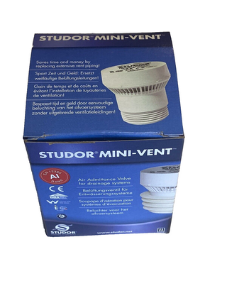 WISA Mini Studor Rohrbelüfter DN 32/40/50 | Belüftungsventil Abwasser NEU OVP0