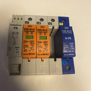 OBO Bettermann Kombi-Ableiter Set | V25-B+C | Überspannungsschutz8