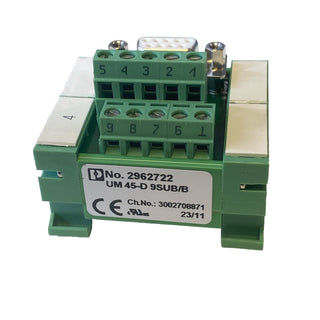 Phoenix Contact UM 45 D 9SUB B 2962722 INTERFACE MODULE6