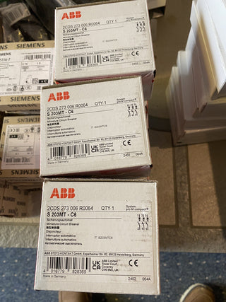 ABB Sicherungsautomat 2CDS273006R0064 Typ S203MT-C61
