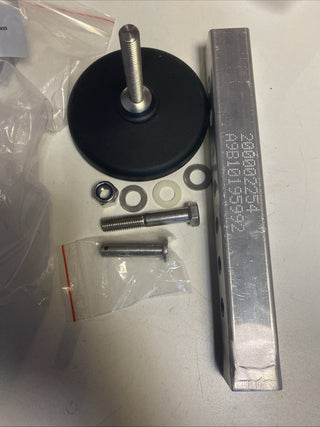 4x NGI ZDG Edelstahl Maschinenfuß Stellfuß Hygienic Pat. Pend. NEU OVP