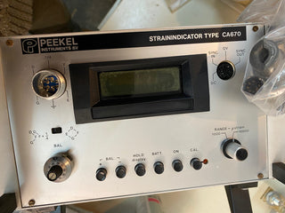 Peekel In- struments strainindicator type CA690 / ca 690 instruments transducer1