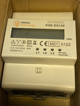 NEU & OVP: B+G E-tech GSE-DS100 (DS100-00B) Drehstromzähler 100A | MID geeicht |5