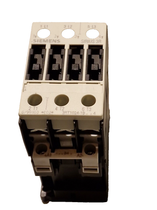 Siemens Sirius 3RT1024-1BB44 Leistungsschütz S0 24V DC 5.5kW 12A 400V Gebraucht0