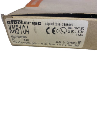 ifm electronic KN5104 – Kapazitiver Sensor (NPN) – NEU & OVP1