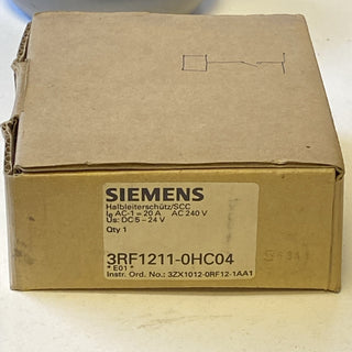 Siemens 3RF1211-0HC04 Halbleiterschütz 20A – NEU & OVP2