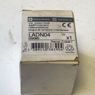 Telemecanique LADN04 Hilfsschalterblock (4 Öffner / NC) – OVP0