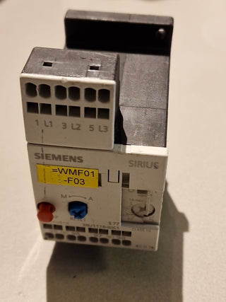 Siemens SIRIUS 3RU1116-0JC1 Überlastrelais | 0,7 - 1,0 A | Federzug | S004