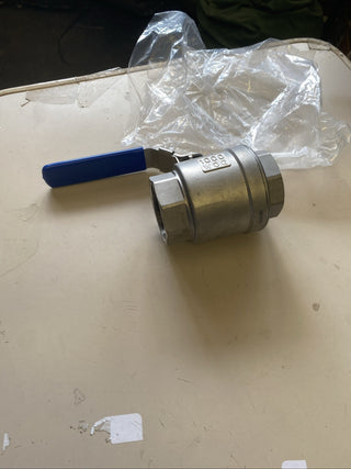 Edelstahl Kugelhahn 2 Zoll V4A 316 Damstahl Absperrhahn Ventil 1000 WOG Neu6