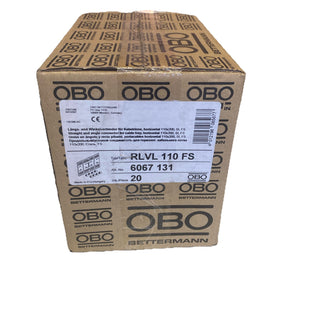 20x OBO Bettermann RLVL 110 FS Längs-/Winkelverbinder für Kabelrinne 110mm NEU1