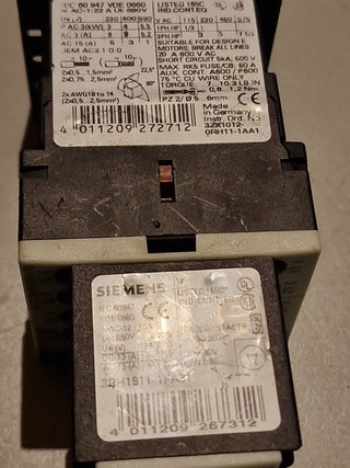 Siemens SIRIUS Leistungsschütz-Set: 3RT1016-1BB42 + Hilfsschalter & Modul2