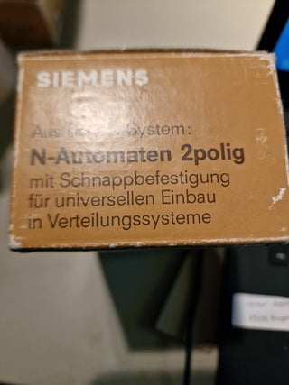 5x Siemens 5SN2 2-polig 10A Leitungsschutzschalter – neu5