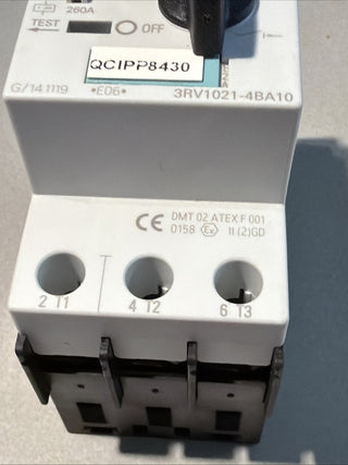 1x Siemens 3RV1021-4BA10 Motorschutzschalter Leistungsschalter S0 20A gebraucht3