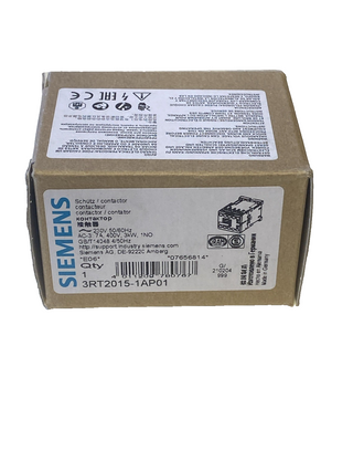 Siemens SIRIUS Leistungsschütz 3RT2015-1AP01 | 3kW 7A | AC 230V Schütz0