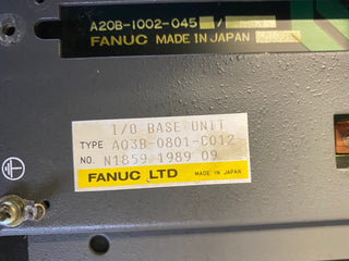 FANUC LTD A03B-0801-C012 I/O BASISEINHEIT A20B-1002-0453
