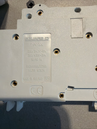 Square D QOE C20 Leitungsschutzschalter 20A Typ C 10kA – 5x neu1