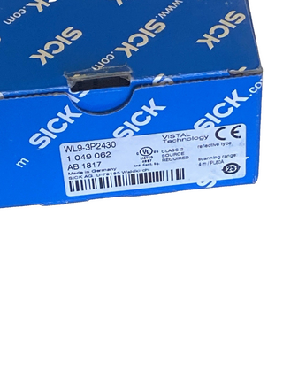 Sick Reflexionslichtschranke WL9-3P2430 Reflexions-Lichtschranken 10490621