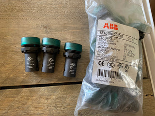 13X ABB CL-100G BA9s grün 1SFA619402R1002 Meldeleuchte0