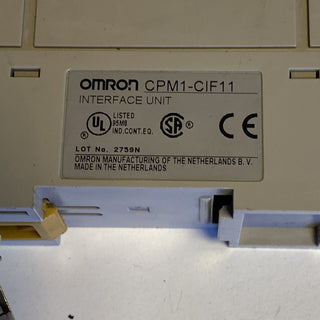 Omron CPM1-CIF11 RS-422 Interface Unit / Kommunikationsadapter3