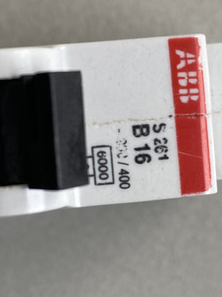 5x ABB S261 B16 Leitungsschutzschalter Sicherungsautomat S261-B16 – Gebraucht5