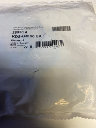 Conta-Clip KDS-GM 50 BK Geteilte Gegenmutter M50 Schwarz 28620.4 – 5 Stück Neu0
