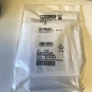 Phoenix Contact 2313708 SUBCON-PLUS-PROFIB/90/PG/SC PROFIBUS Stecker NEU & OVP