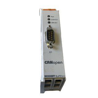 Beckhoff EL6751 | EtherCAT-Klemme CANopen-Master/Slave | Gebraucht