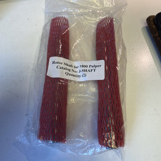 2x ROTOR SHAFT for FORMAX 1800 Labor-Pulper J-SHAFT1