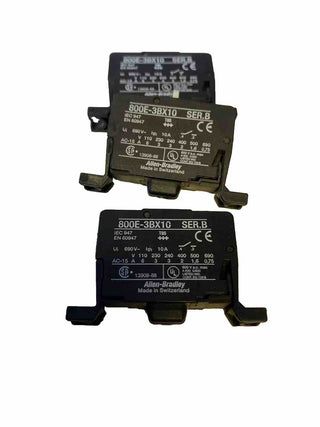 3X Allen-Bradley Kontaktelement 800E-3BX10 contact block NO Serie B4