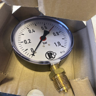 RIEGLER Standardmanometer Typ 111.10 – 0 bis 1,0 bar – NEU & OVP4