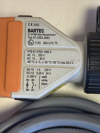 BARTEC 07-3363-3843 Leuchttaster blau 1Ö ComEx – Ex-geschützt – NEU/Sonstige2