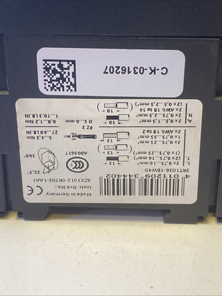 Siemens 3ZX1012-0RT03-1AA1 Schütz8