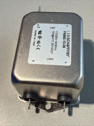 1x Schaffner FN660-10/06 Einphasen-Netzfilter 10A Entstörfilter GEBRAUCHT3