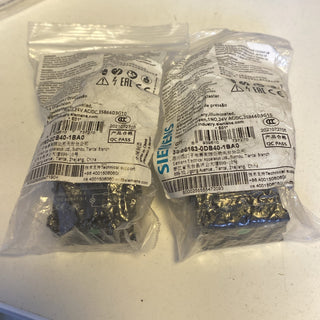 2x SIEMENS 3SB6 Drucktaster Leuchtdrucktaster Komplettgerät Flach Gelb NEU1