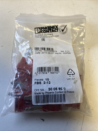 10x Phoenix Contact FBS 2-12 Steckbrücke (3005950) – NEU & OVP