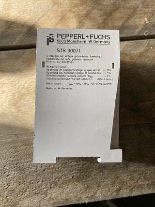 Pepperl+Fuchs STR 300/1 Netzgerät | Stromversorgung 24V DC 300mA | DIN-Schiene2