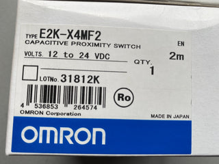 Omron E2K-X4MF2 Kapazitiver Näherungssensor M12 PNP NC 4mm NEU & OVP0