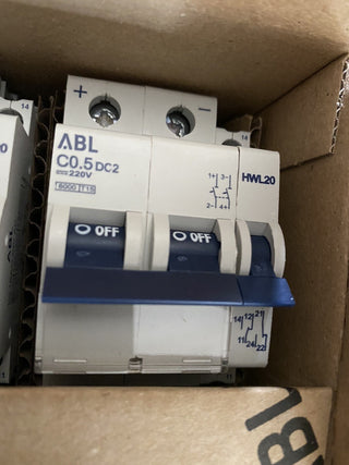 ABL Sursum C0,5D2H Leitungsschutzschalter, Sicherungsautomat 400V +HWL200