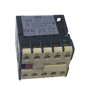 AEG SH04 31E Mini-Hilfsschütz Steuerrelais SH04.31 3NO+1NC Schütz Neu ohne OVP2