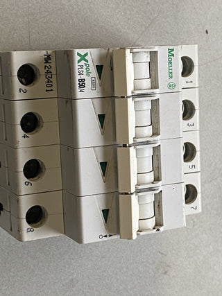 Moeller PBSM‑634/003‑A + PLS4‑B50/4 – FI‑LS Kombi C63A 30 mA6
