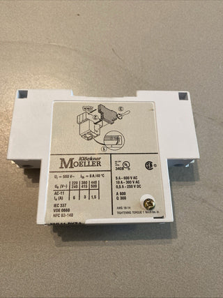 Klöckner Moeller NHI11-PKZ2 Normalhilfsschalter 1S+1Ö – Neu: Sonstige