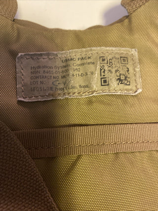 Orig. US Armee USMC Pack Filbe Hydration Carrier 3l Trinkrucksack7