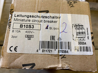 ABL Sursum B10S3 Leitungsschutzschalter B10 10A 3-polig 6kA S-Reihe 400V NEU2