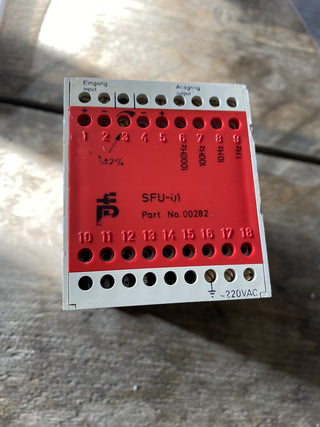 Pepperl+Fuchs SFU-01 (00282) Analog-zu-Impuls-/Frequenzumsetzer Frequenzrelais g0