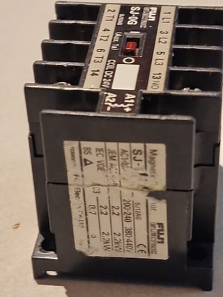 1x Fuji Electric SJ-0G Schützeinheit Kleinschütz Mini-Schütz #2 gebraucht2