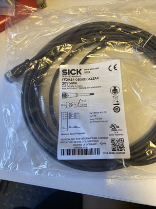 SICK YF2A14-050UB3XLEAX 2095608 M12 Female A-Coded PUR 4x0.34mm1