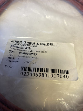 Jumo Einsteck-Widerstandsthermometer Pt100 | 902150/10-378-10015
