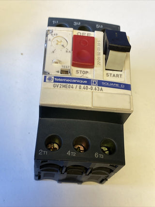 Telemecanique GV2ME04 0,40-0,63A Motorschutzschalter2