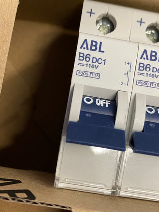ABL Sursum B6DC1 Leitungsschutzschalter B6 1-polig 6A 110V DC – neu0
